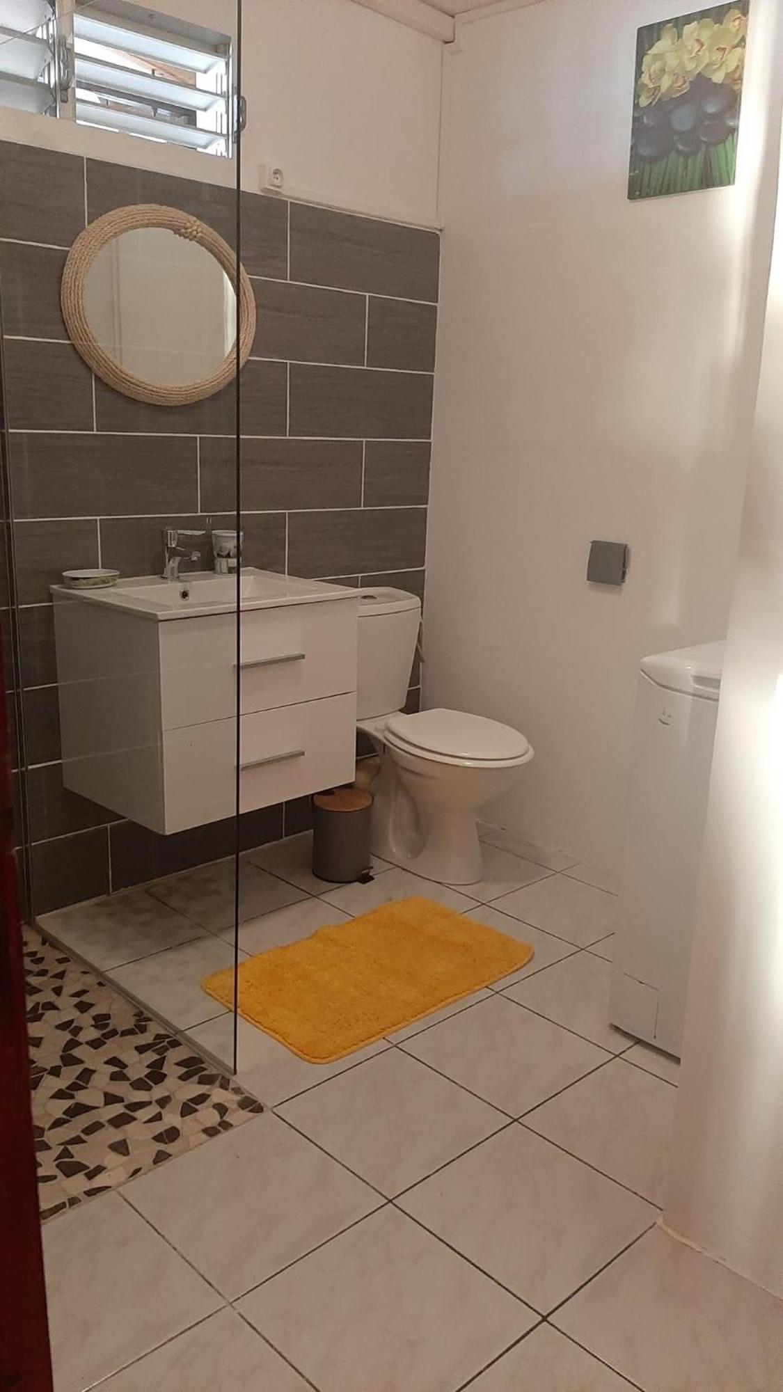 Logement entier au soleil couchant Deshaies Extérieur photo