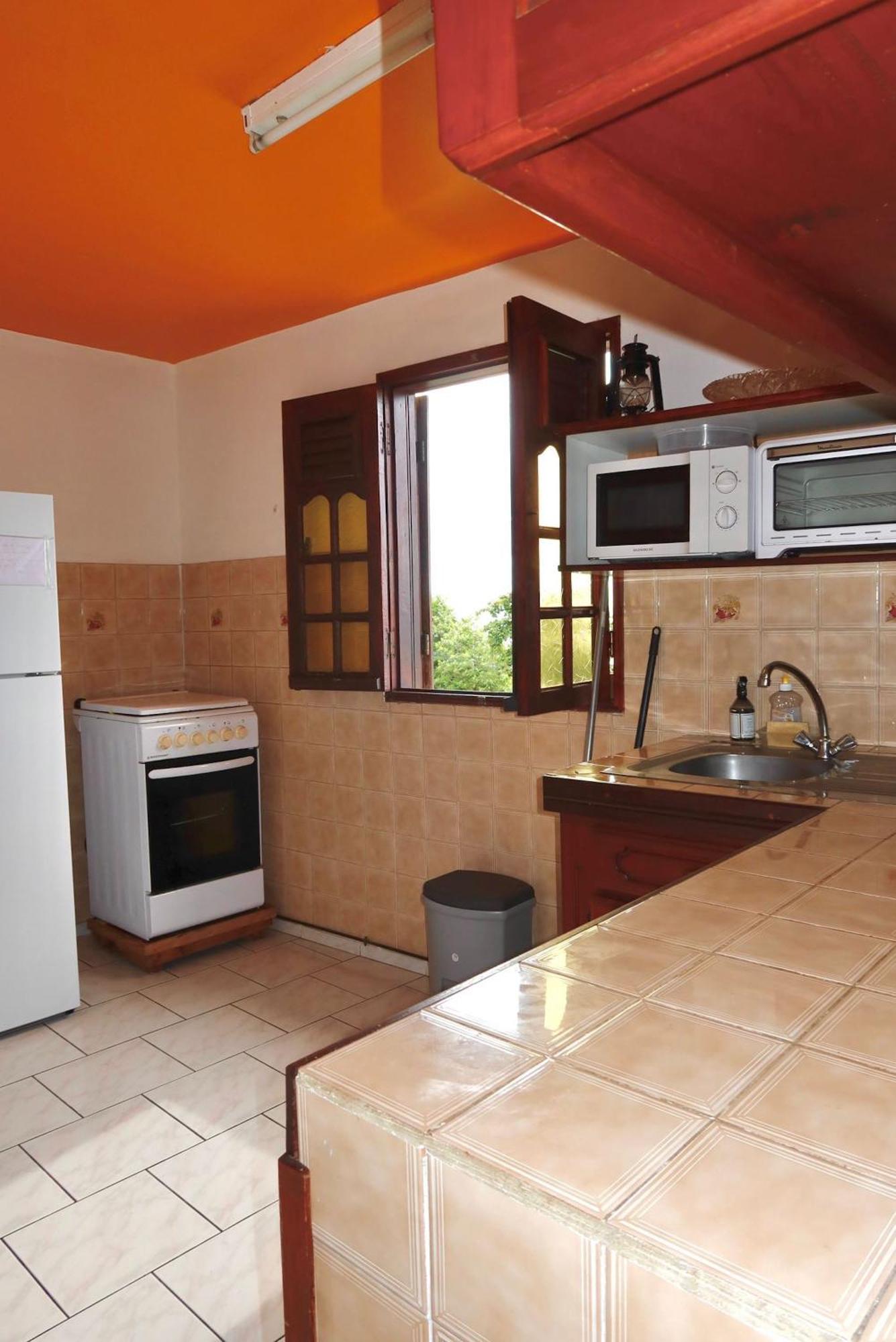 Logement entier au soleil couchant Deshaies Extérieur photo